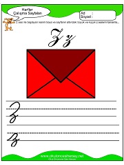 Z Sesi Çalışma Sayfaları